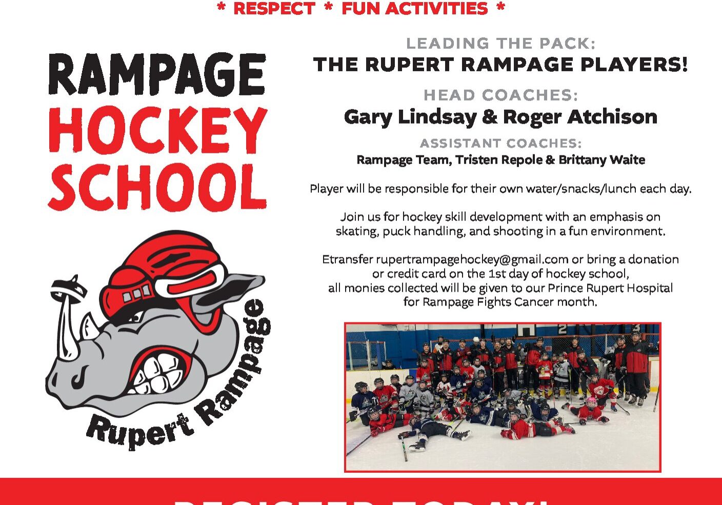 Hockey School Poster